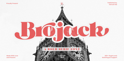Brojack Font Poster 1