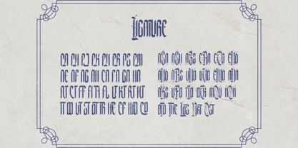 Xerathos Font Poster 12