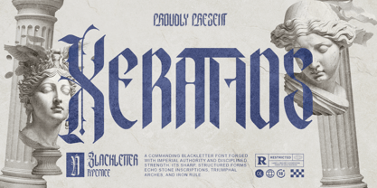 Xerathos Font Poster 1