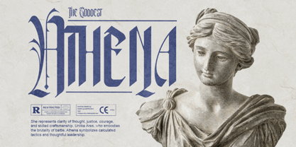 Xerathos Font Poster 3