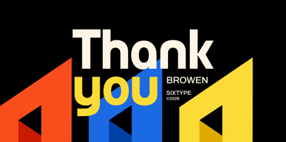 Browen Font Poster 10