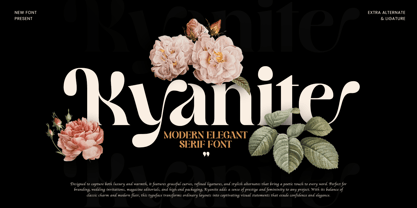 Kyanite Font Poster 1