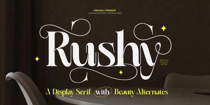 Rushy Font Poster 1