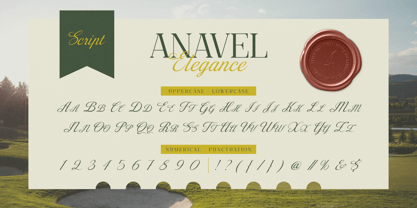 Anavel Elegance Font Poster 4
