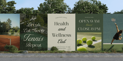 Anavel Elegance Font Poster 5