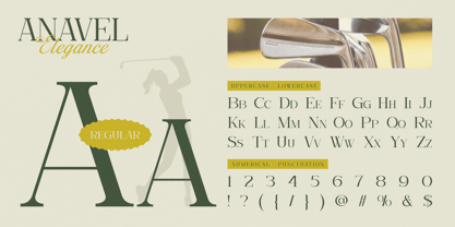 Anavel Elegance Font Poster 2