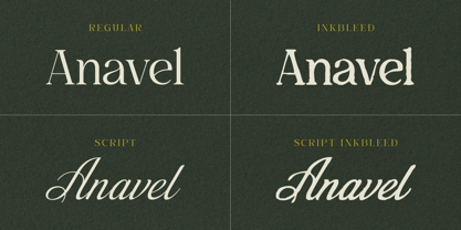 Anavel Elegance Font Poster 3