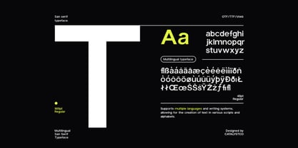 Trigue Sans Font Poster 5