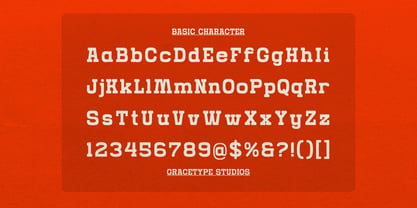 Grado Block Font Poster 10