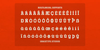 Grado Block Font Poster 11