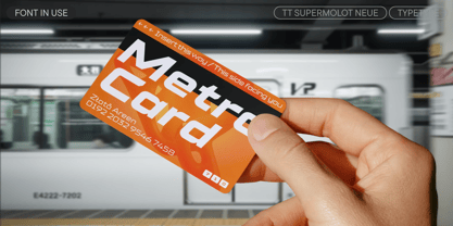 TT Supermolot Neue Font Poster 13