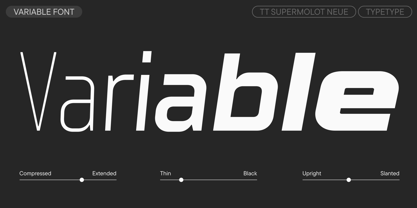 TT Supermolot Neue Font Poster 5