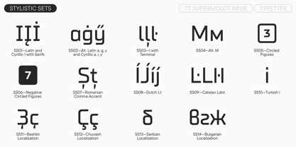 TT Supermolot Neue Font Poster 14