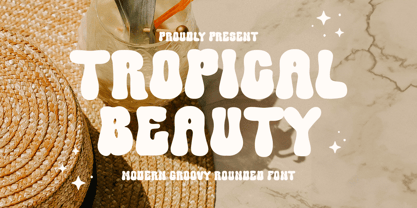 Tropical Beauty Font Poster 1