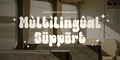 Tropical Beauty Font Poster 12