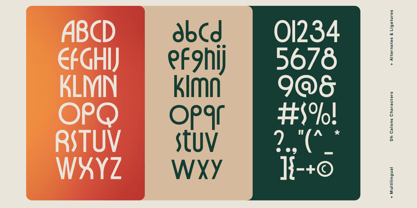 Dh Caloins Font Poster 15