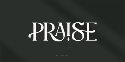 Praise Font Poster 1