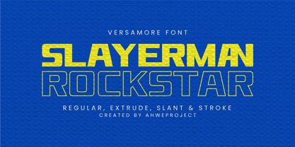 Versamore Font Poster 7