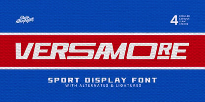 Versamore Font Poster 1