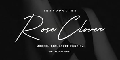 Rose Clover Font Poster 1