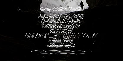 Sunday Brightside Font Poster 5