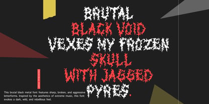 Black Domed Font Poster 9