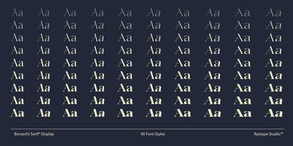 Bonarchi Font Poster 9