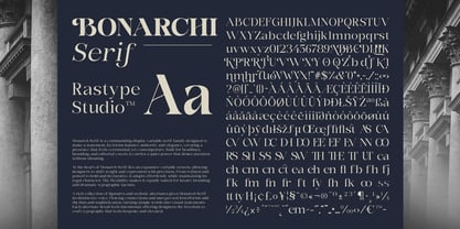 Bonarchi Font Poster 7