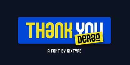 Derag Font Poster 10