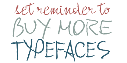 Gladly Mailed Font Poster 4