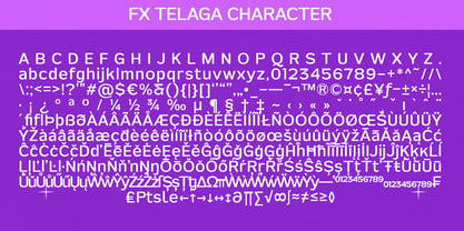 FX Telaga Font Poster 9