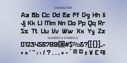 Baiok Font Poster 9