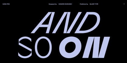 Sizek Pro Font Poster 7