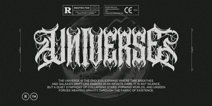 Notyrr Font Poster 8