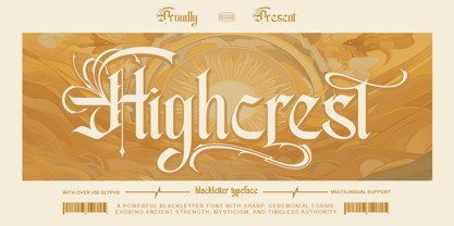 Highcrest Font Poster 1