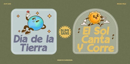 Bumi Font Poster 7