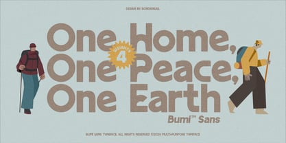 Bumi Font Poster 1