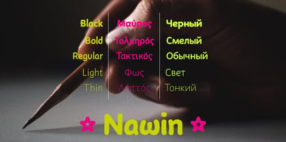 Nawin Paneuropean Font Poster 1