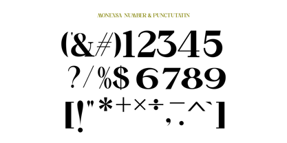 Monexsa Font Poster 5