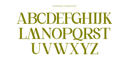 Monexsa Font Poster 4