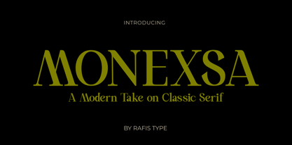 Monexsa Font Poster 1