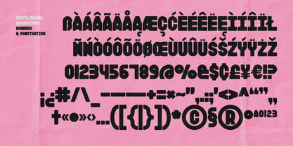 Inky Ripples Font Poster 8