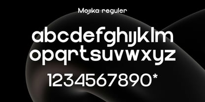 Mojika Font Poster 3