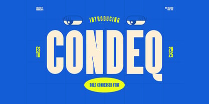 Condeq Font Poster 1