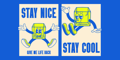 Condeq Font Poster 3