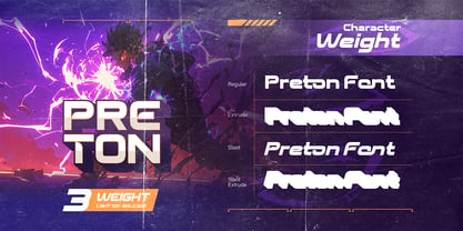 Preton Font Poster 5