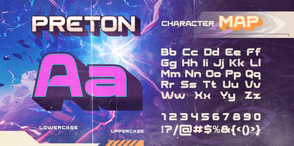 Preton Font Poster 2
