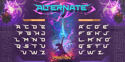 Preton Font Poster 7