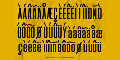 Tremanor Font Poster 3