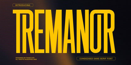 Tremanor Font Poster 1